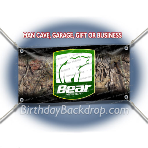 Bear Archery Bows Camo Logo Green__ArcheryMod-001.psd by BirthdayBackdrop.com
